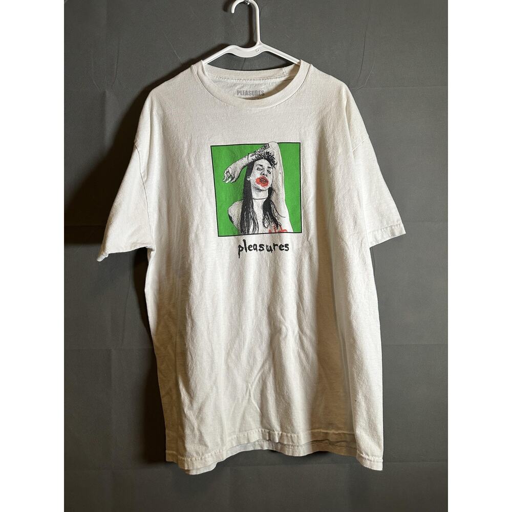 Pleasures Marilyn Manson Shirt Mens Large White Graphic Tee Punk Rock Streetwear